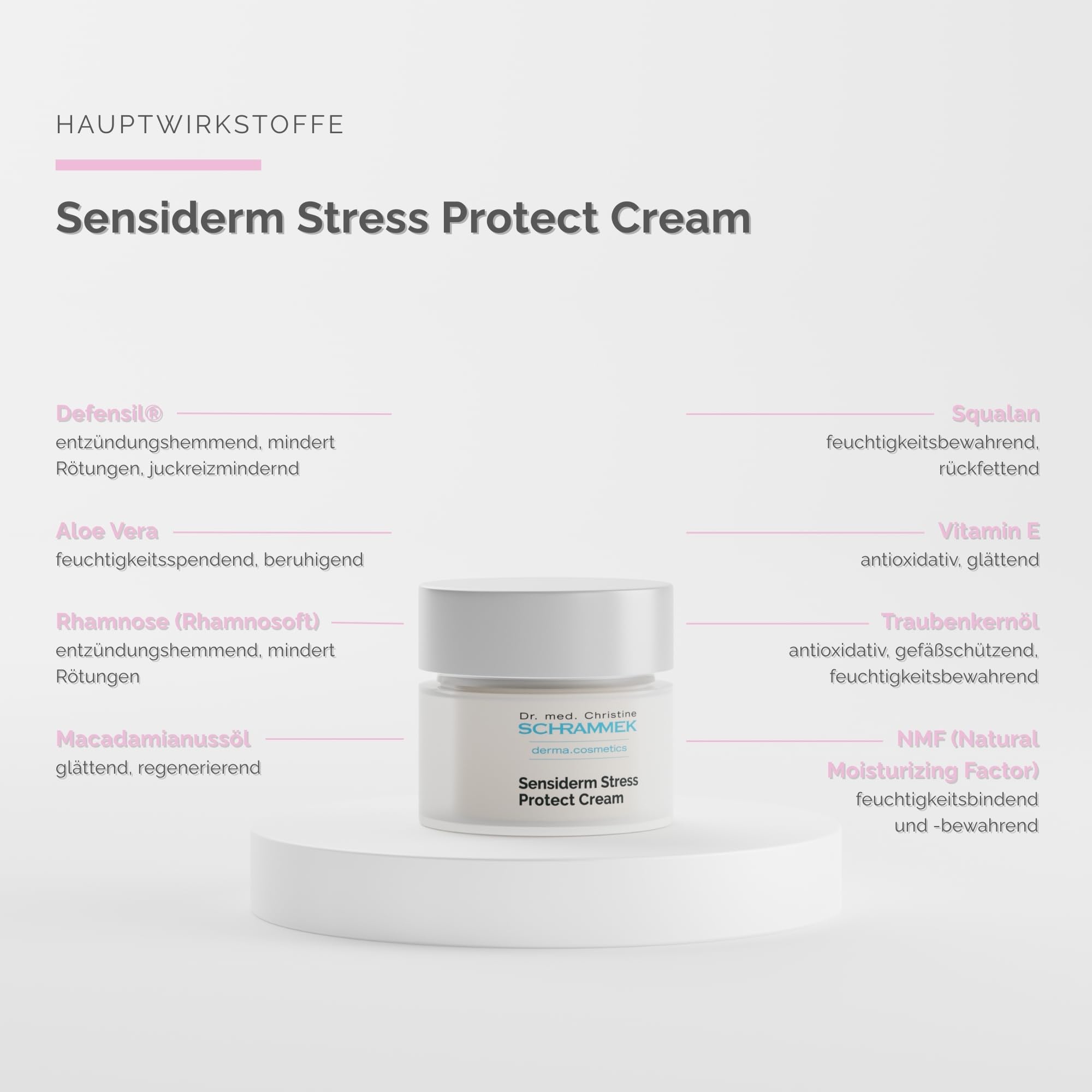 SCHRAMMEK Sensiderm Stress Protect Cream, 1 x 50 ml : Amazon.de